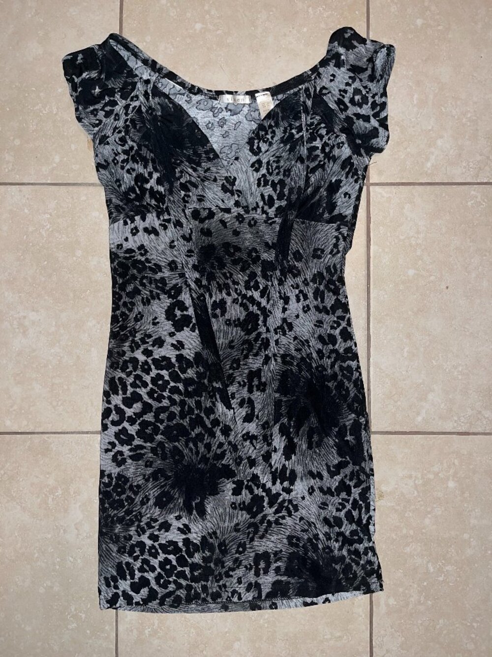 Vixen Leopard Print Mini Dress- Size Small